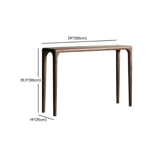 Rustic Mango Solid Wooden Console table In Honey Finish thumbnail 7