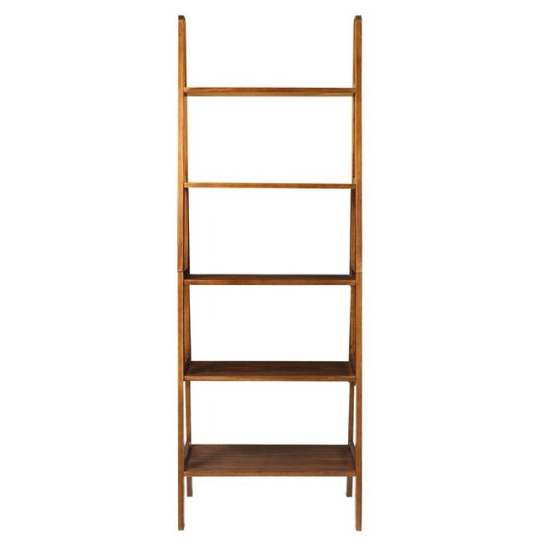 Rustic Mango Solid Wooden Open Bookcase In Honey Finish thumbnail 3