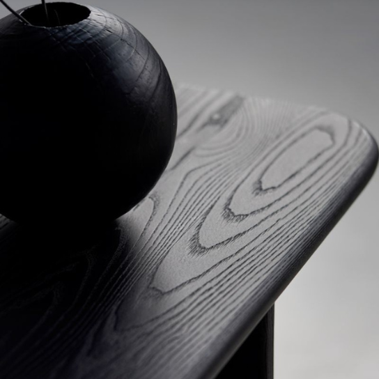 Rustic Mango Anabola Console Table In Black Finish in Solid Wood thumbnail 8