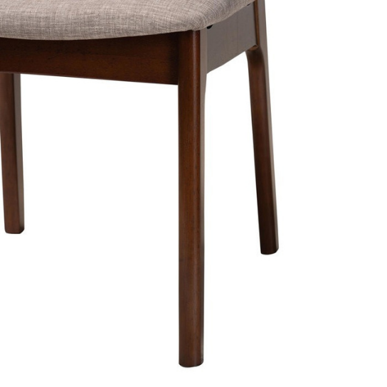 Rustic Mango Set of Two Solid Wooden Chair with Cane In Honey Finish thumbnail 3
