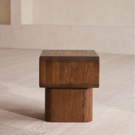 Rustic Mango Solid Wooden Mini Bedside With Drawers In Honey Finish thumbnail 4