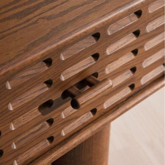 Rustic Mango Solid Wooden Mini Bedside With Drawers In Honey Finish thumbnail 6
