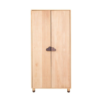 Rustic Modern Solid Wood Children's Wardrobes Natural | In Natural Color |Wardrobe for Bedroom