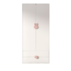 1-4-2 Rustic Mango Rabbit Theme Modern Children's Wardrobe Solid Wood